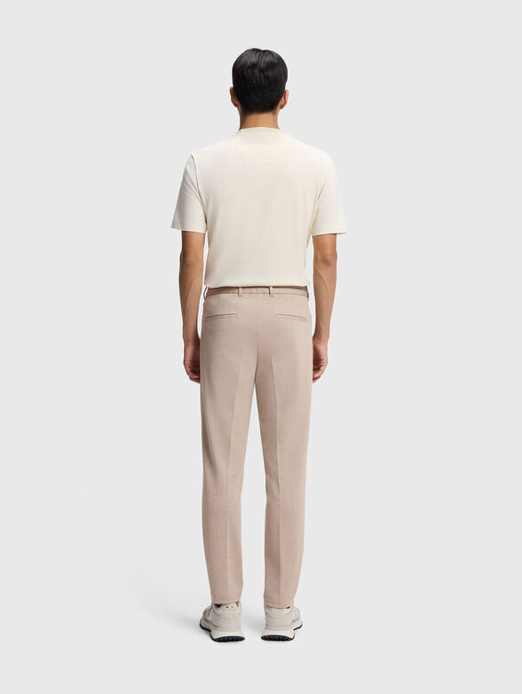 Slim fit trousers with ties - 2