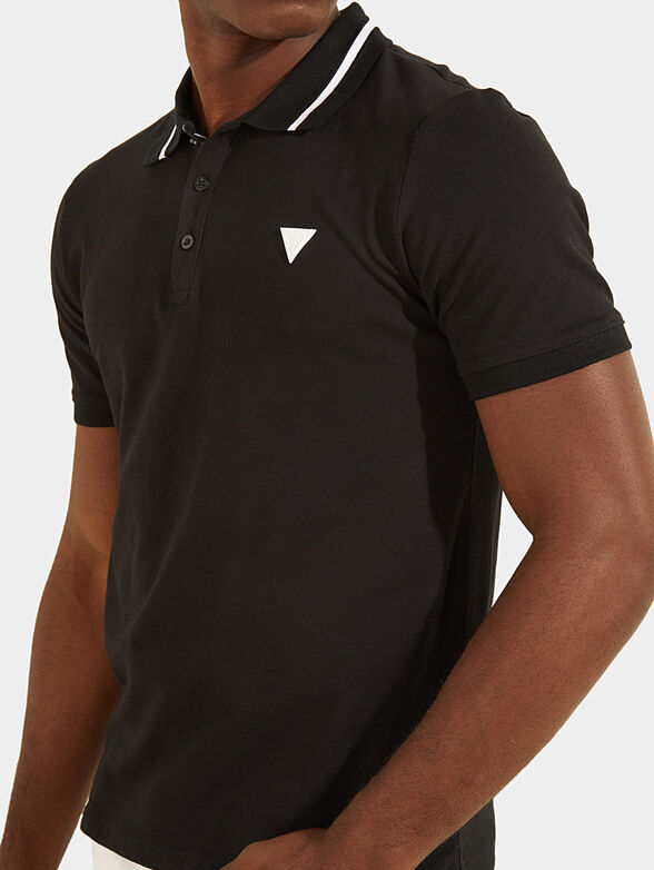 LYLE Black polo-shirt - 4