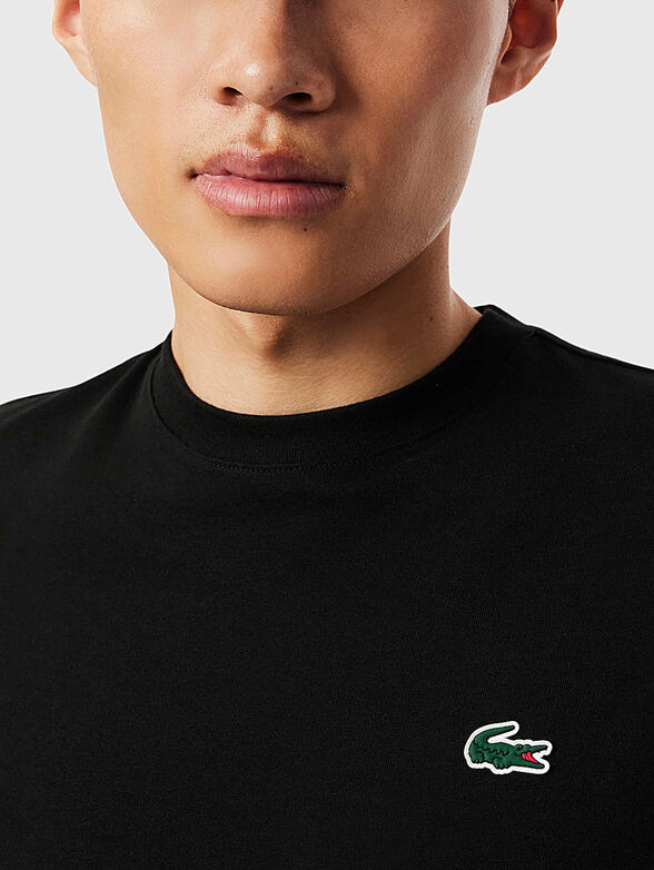 Cotton T-shirt with accent back - 4