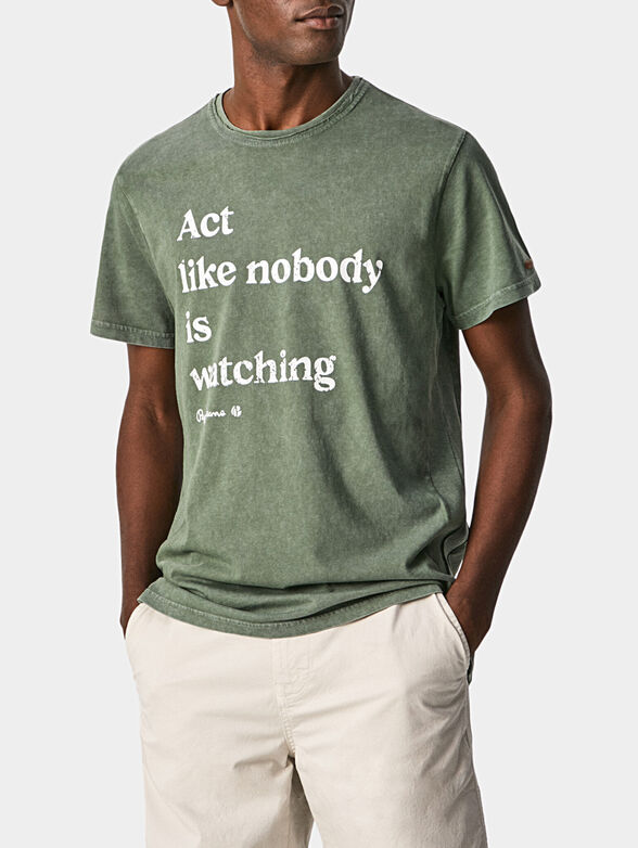 AILM T-shirt with logo detail - 1