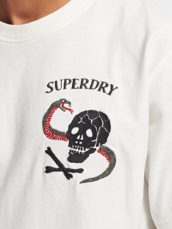 VINTAGE SUKA GRAPHIC black cotton T-shirt - 3