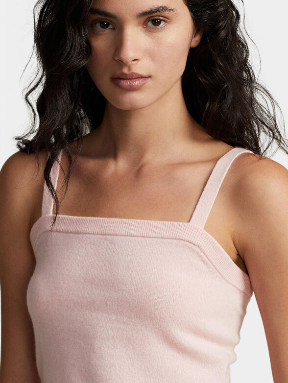 Pink cashmere top - 4