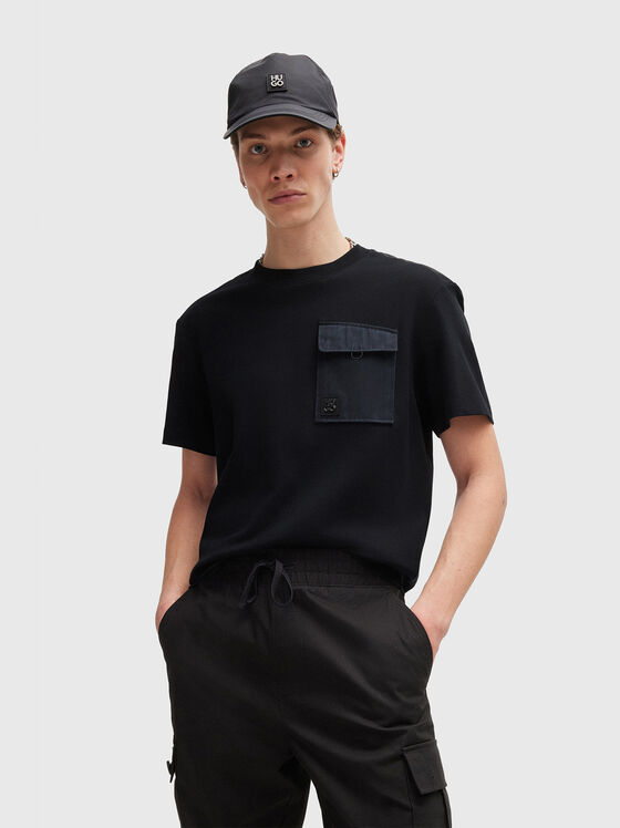 DABIENO T-shirt with accent pocket and logo - 1
