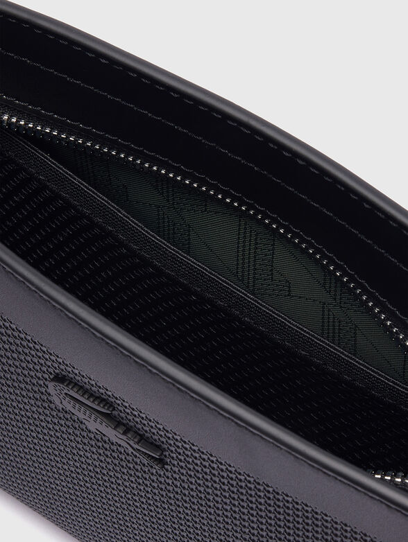 Leather black clutch - 6