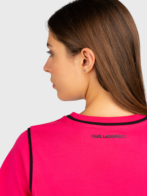 T-shirt with contrasting logo - 3