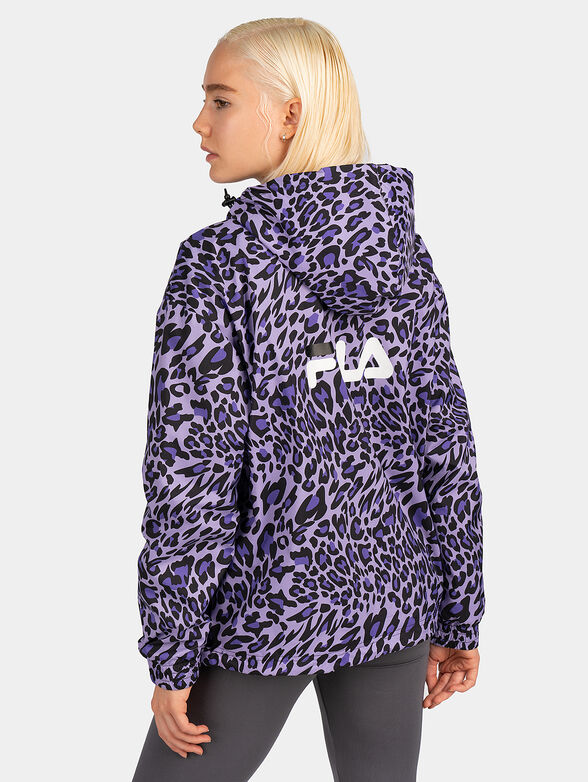 PAVLINA sports jacket with animal print - 3