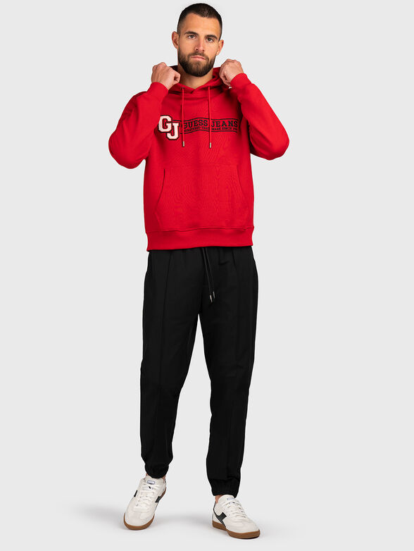 Sweatshirt with logo embroidery - 2