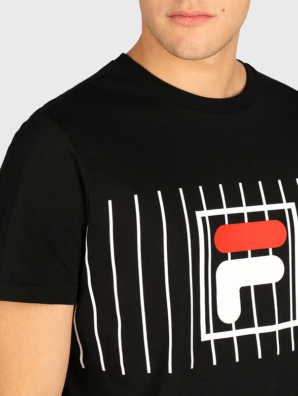 SAUTUS Black cotton T-shirt - 2