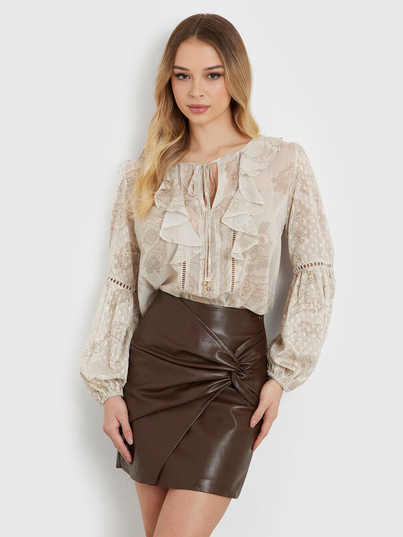 LAILA blouse with floral print - 1