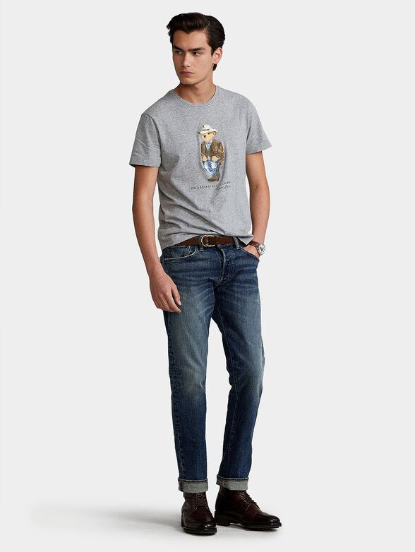 Cotton t-shirt with POLO BEAR print - 2