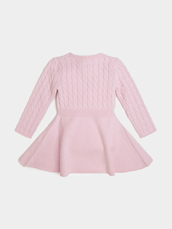 Knitted dress with logo detail - 2