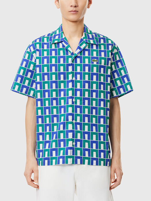 Short sleeve shirt with print