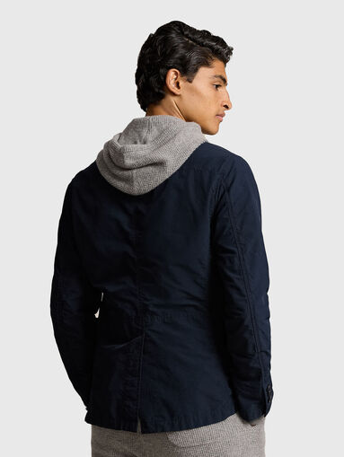 Jacket with logo patch on sleeve - 2