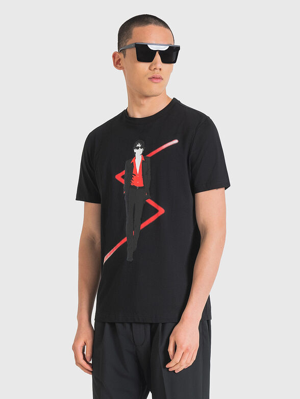 T-shirt with front print - 1
