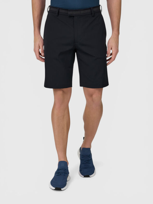 Shorts with logo embroidery - 1