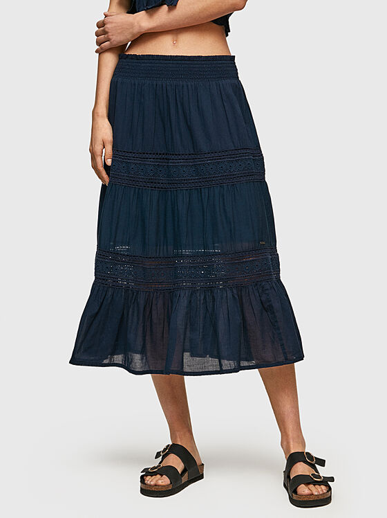 PELIA cotton blue skirt - 1