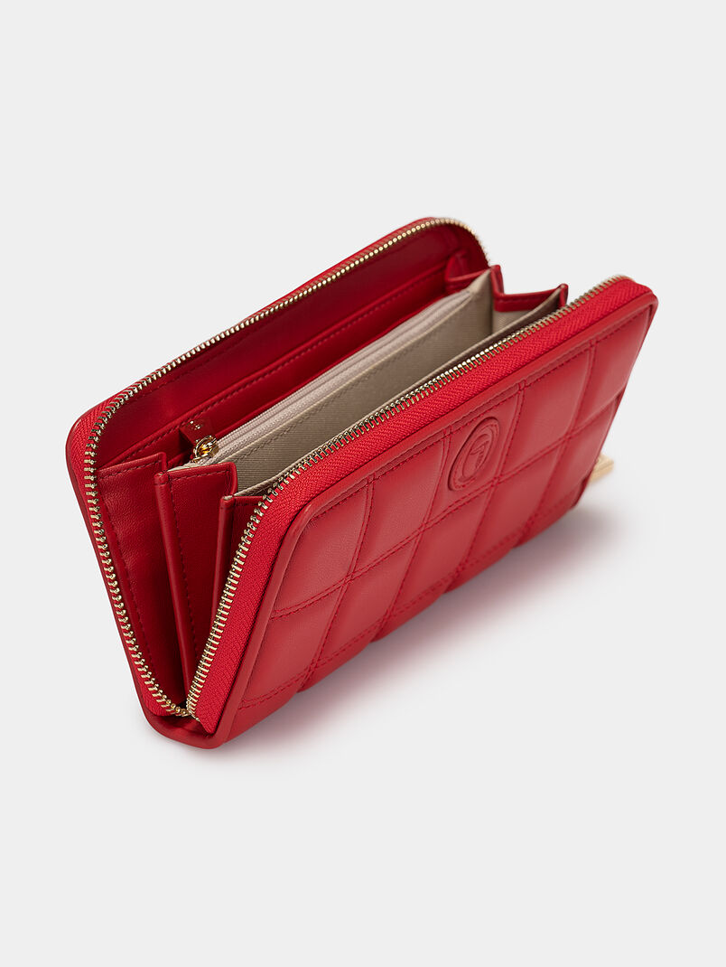 ALYSSA black quilted wallet - 3