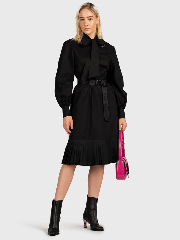 blue dress for baby girl Karl detail black dress by Karl Lagerfeld – Flying Colors main image 1
