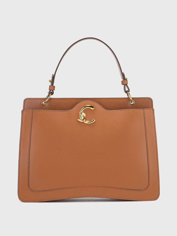 Leather bag with logo - 1