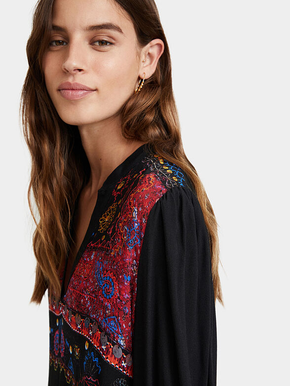 SOLSONA Dress with boho embriodery - 4