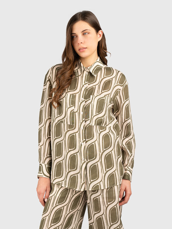 Long sleeve shirt with print - 1