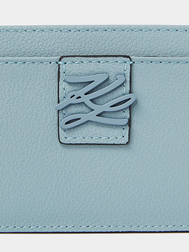 K/AUTOGRAPH Brown leather cardholder - 3