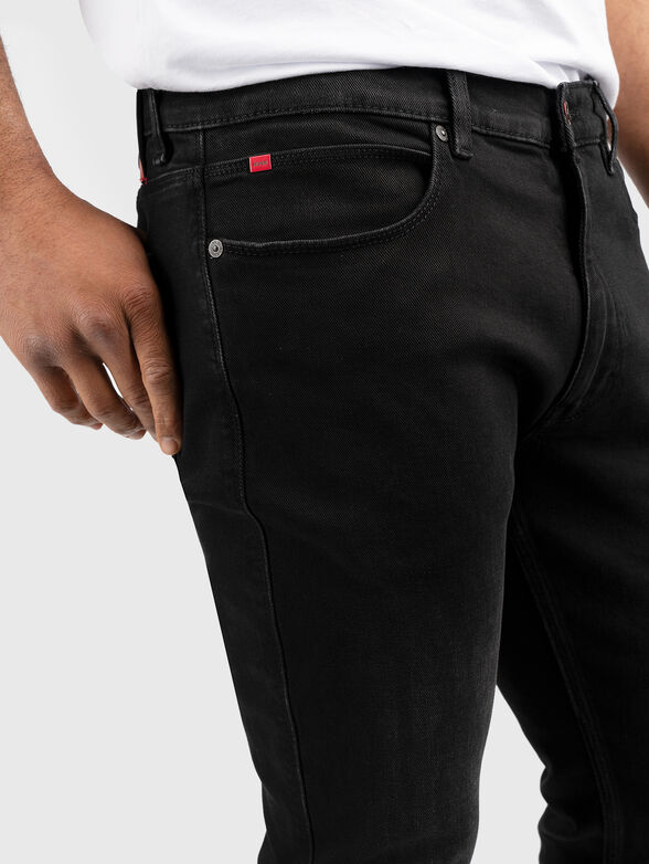 HUGO slim jeans in black  - 4