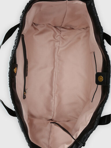 Shopper bag with gold logo  - 5