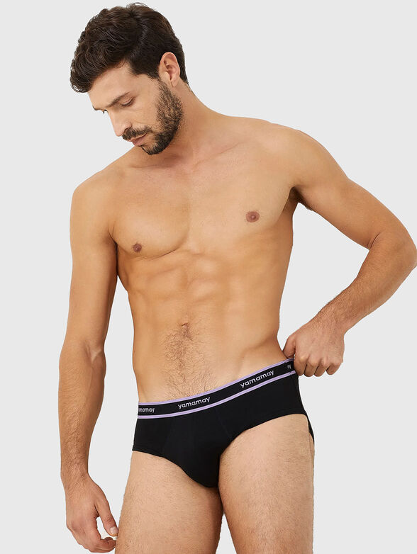 NEW FASHION COLOR black briefs - 4