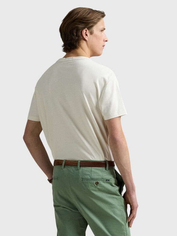 Cotton T-shirt with embroidered logo - 3