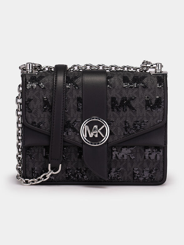 GREENWICH Black bag with  logo print - 1
