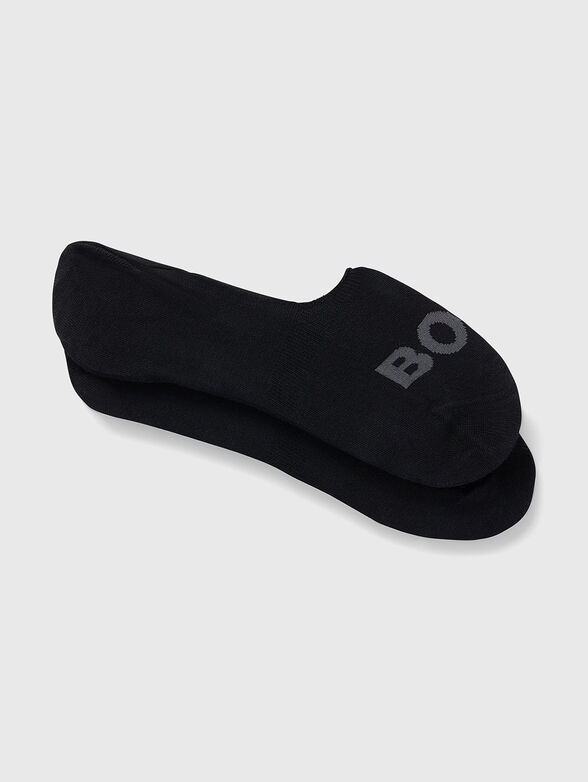 Set of two pairs of socks with logo accent - 1