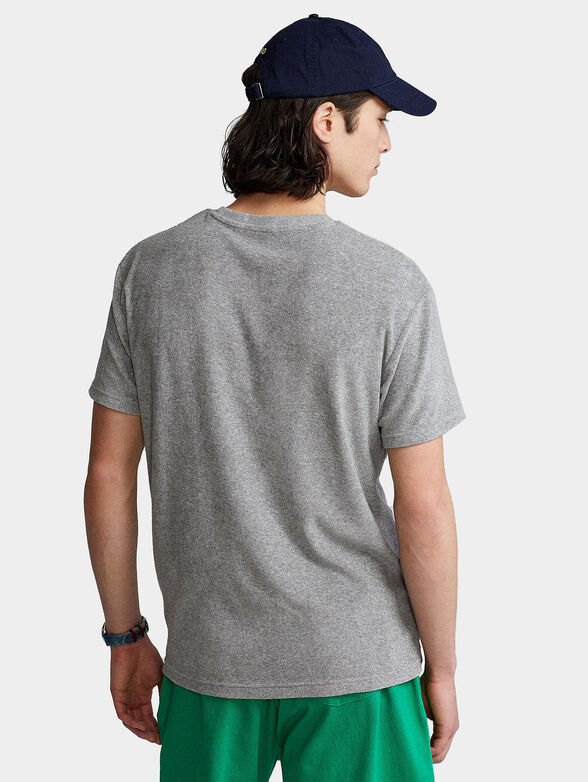 Grey T-shirt with logo - 3