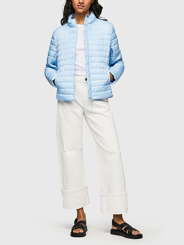 RINNA blue jacket with quilted effect - 2