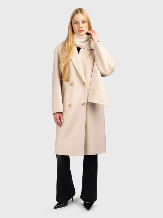 Палто с лого бродерия - 1