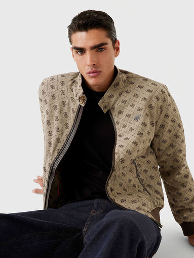 Jacket with 4G logo print - 4