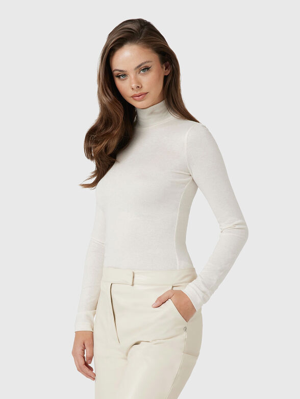 ANITA turtle neck sweater in black - 1