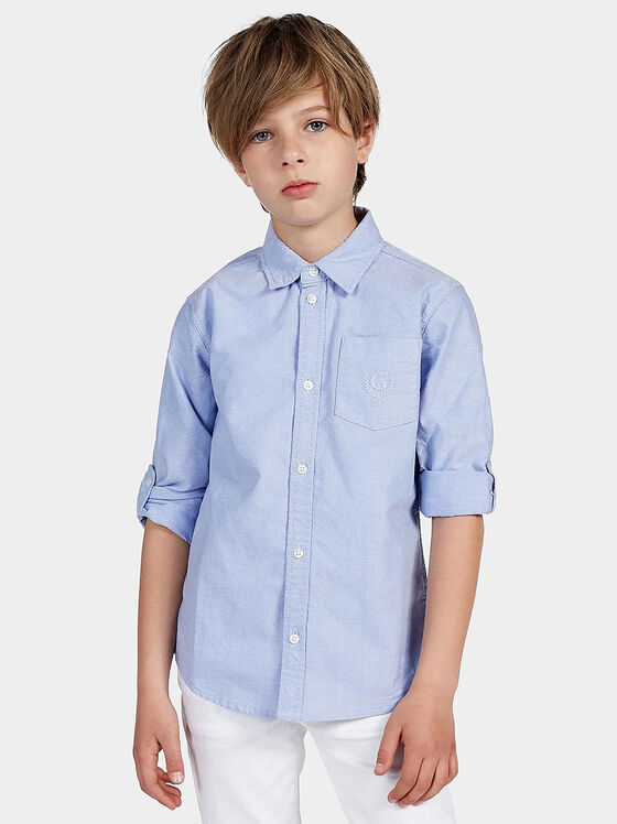 Oxford shirt in blue - 1