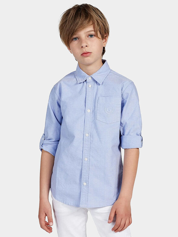 Oxford shirt in blue - 1