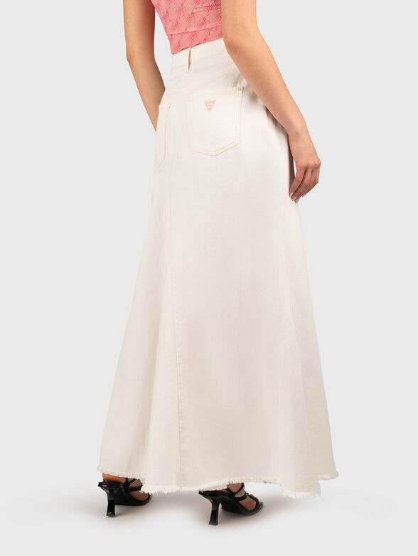 Denim maxi skirt - 2