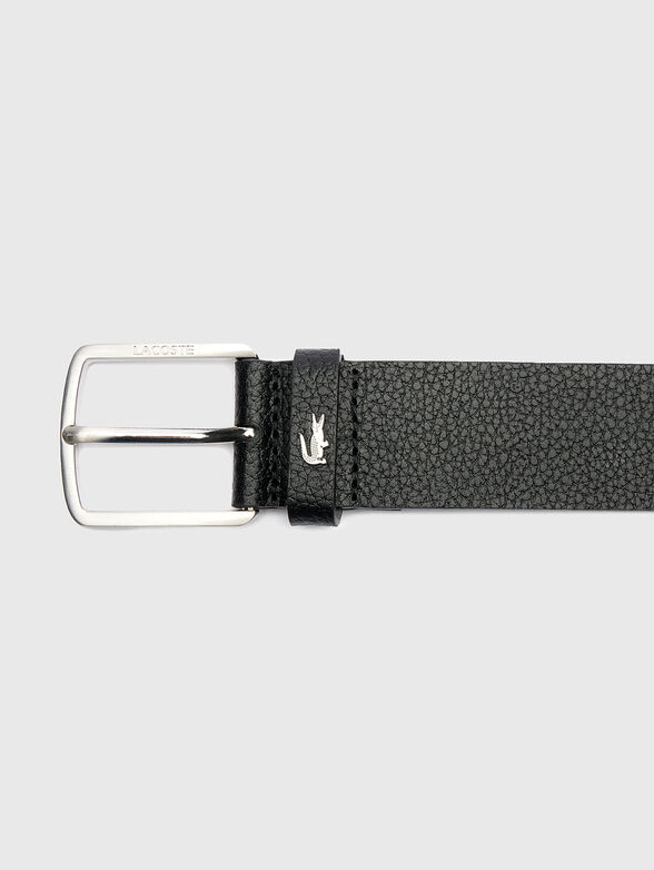 Leather belt with logo detail - 2