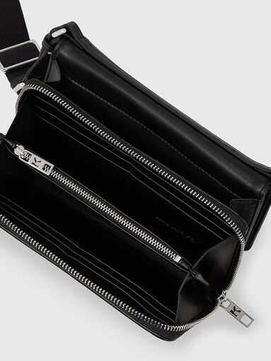 Crossbody bag with monogram print - 5