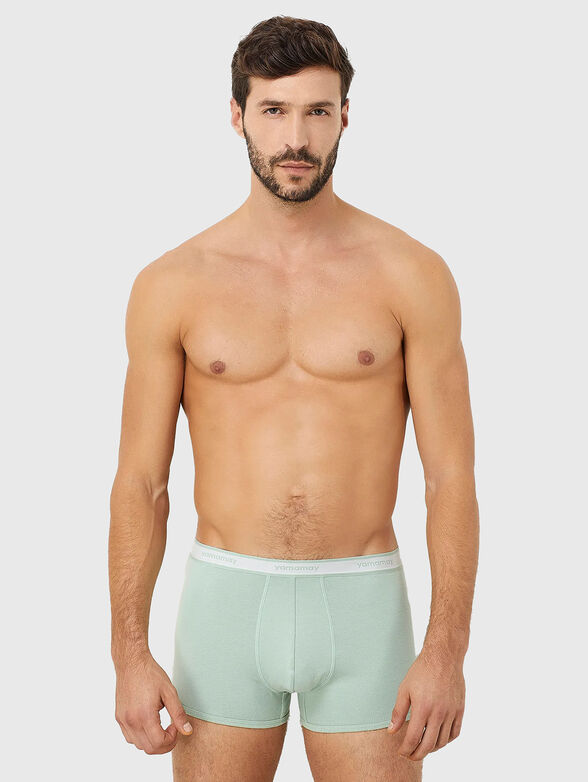 NEW FASHION COLOR cotton boxers with logo embroidery - 3