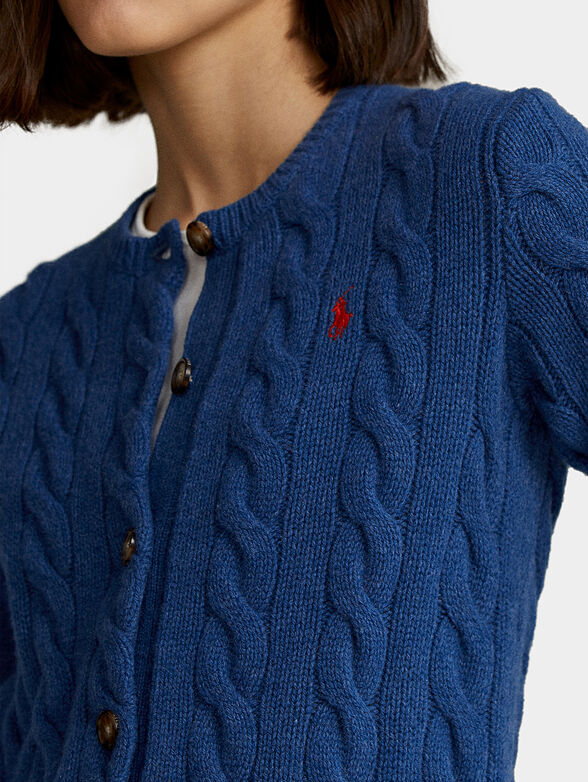 Cardigan embroidered Pony logo - 3