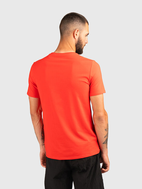 T-shirt with oval neckline and logo print - 2