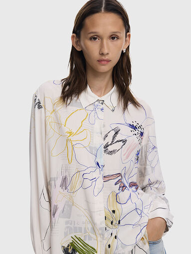 Oversized printed shirt - 5