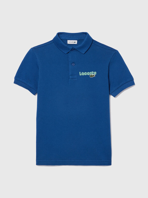Polo shirt in cotton pique with logo - 1