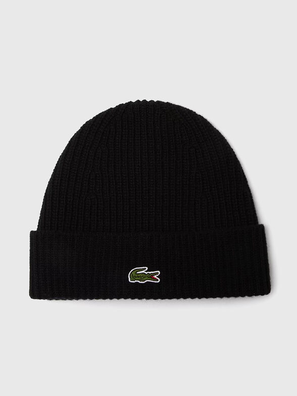 Wool logo beanie - 1