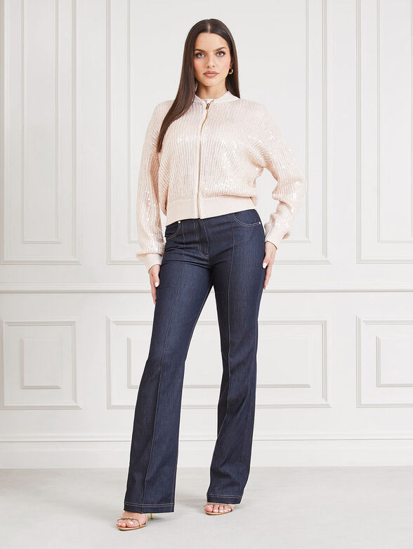CLAUDIA bomber jacket with sequins - 2