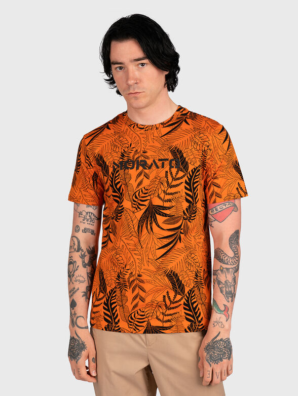 T-shirt with floral motifs - 1